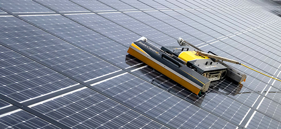 Net Solaire : nettoyage panneaux solaires et centrales photovoltaiques